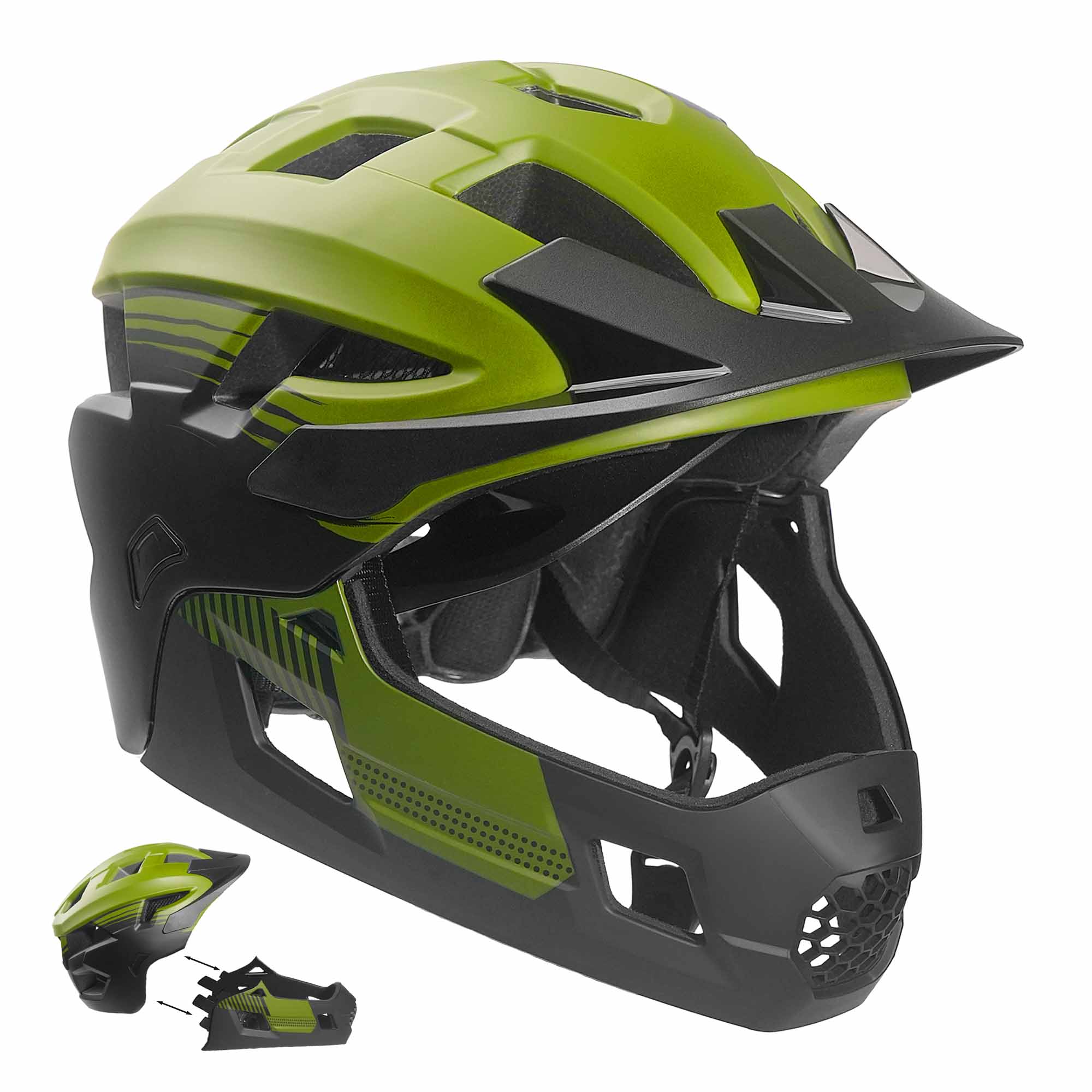 Fullface helmet with 2-in-1 protection for kids – Crazy Safety