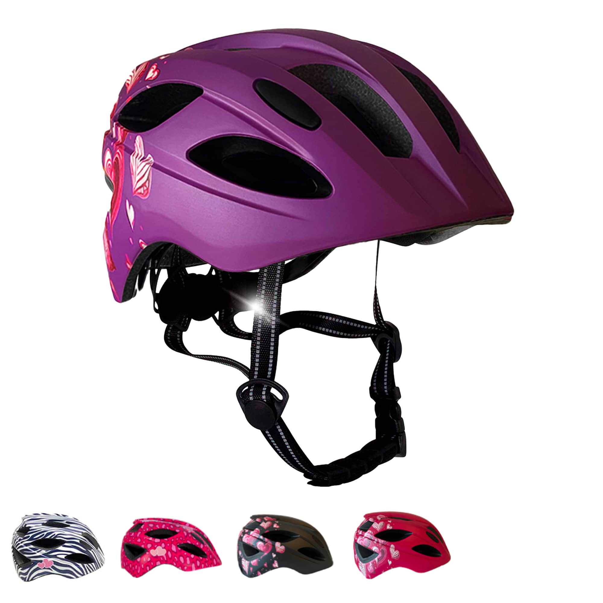 Purple Youth Bike Helmets Schwinn Dash Kids' Helmet Purple