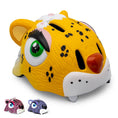 Load image into Gallery viewer, Crazy Safety Bicycle helmet Yellow / S (49-55cm) Leopard bicycle helmet