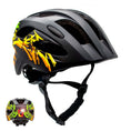 Load image into Gallery viewer, Graffiti Splash children's helmet with light
