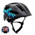 Load image into Gallery viewer, Graffiti Splash children's helmet with light
