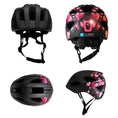 Load image into Gallery viewer, Heartbeat Stripes children's helmet with light
