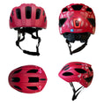 Load image into Gallery viewer, Heartbeat Stripes children's helmet with light
