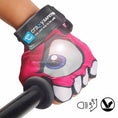 Load image into Gallery viewer, Cycling gloves with reflective eyes
