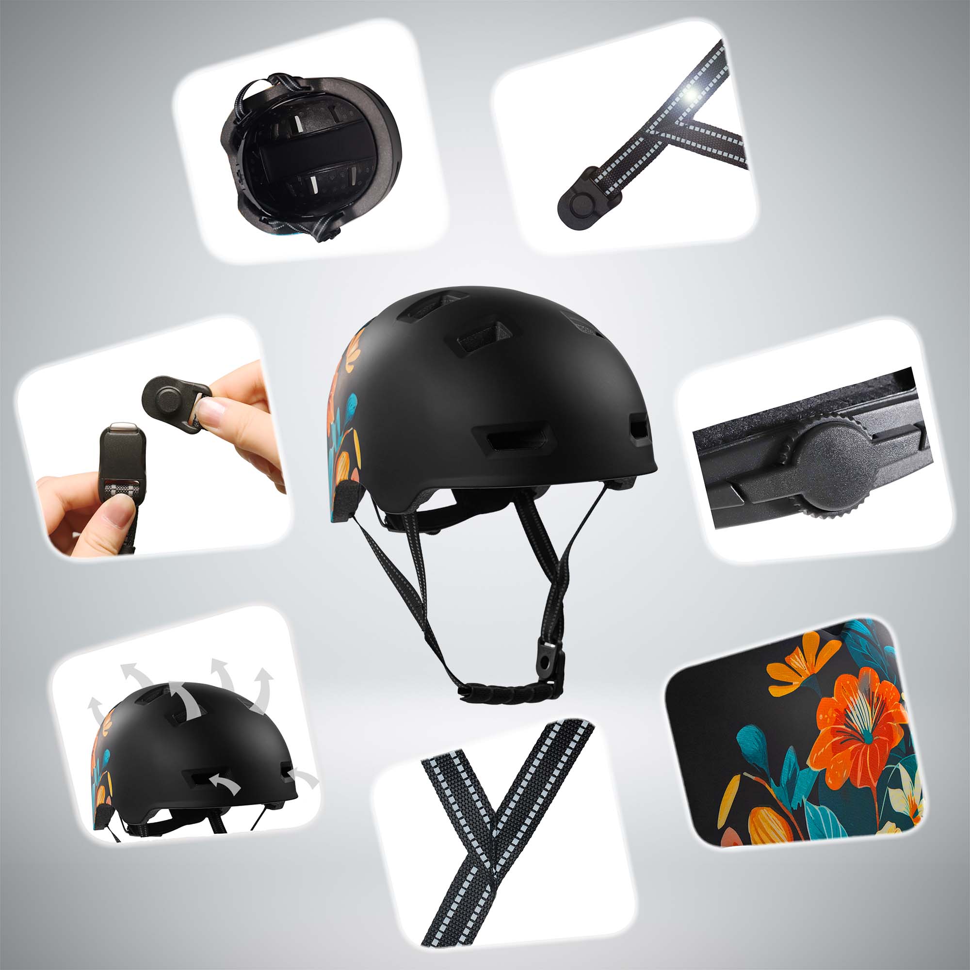 RAMPAGE skater bicycle helmet - Belle