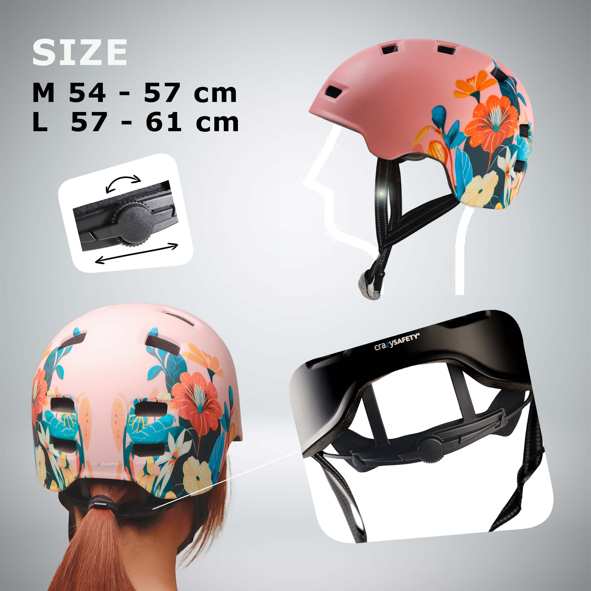 RAMPAGE skater bicycle helmet - Belle