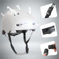 Load image into Gallery viewer, Vertigo urban bicycle helmet with front and rear lights
