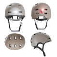 Load image into Gallery viewer, Vertigo urban bicycle helmet with front and rear lights
