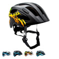 Load image into Gallery viewer, Graffiti Splash children's helmet with light
