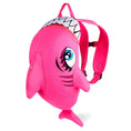 Load image into Gallery viewer, Crazy Safety Backpack Pink Shark backpack
