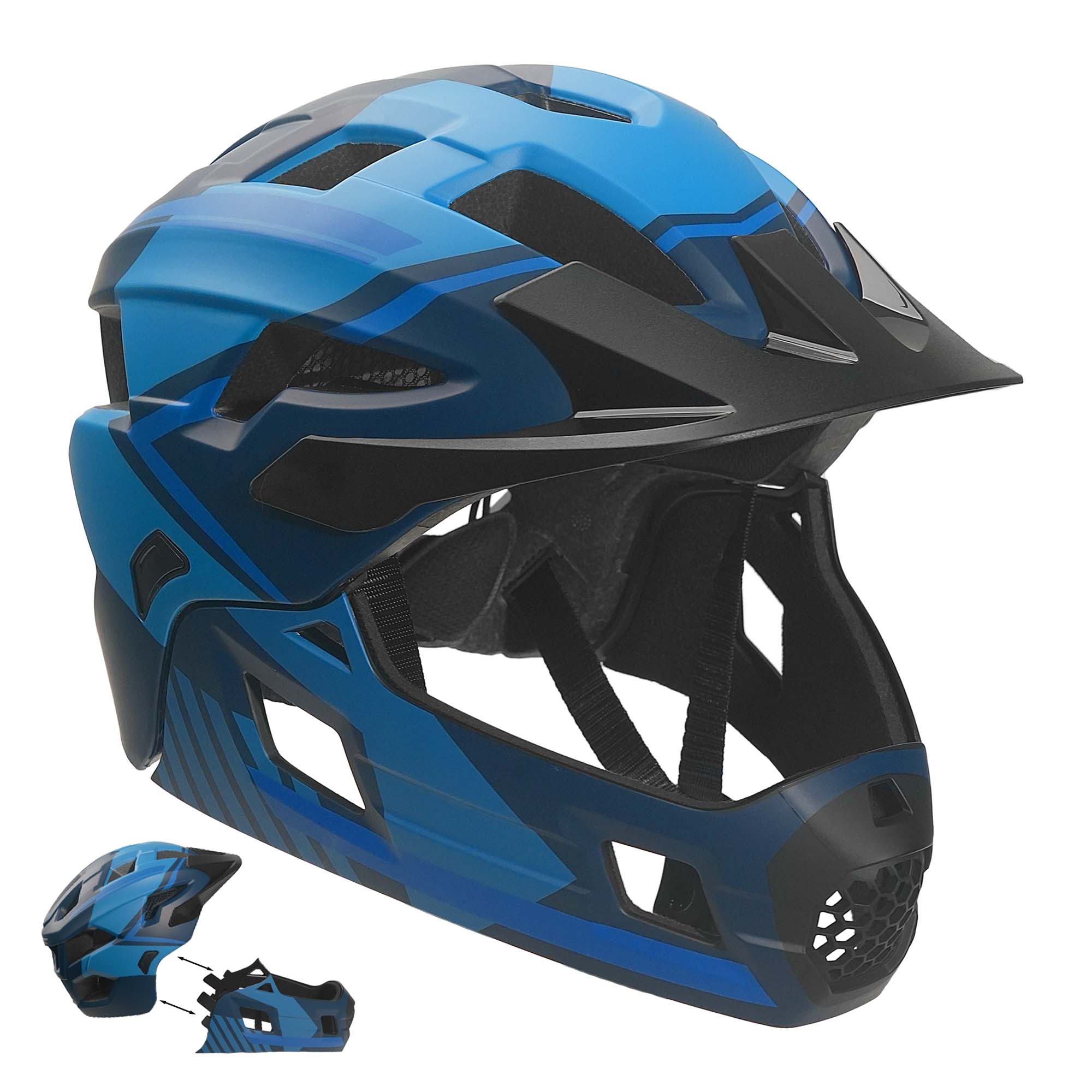 Fullface helmet with 2-in-1 protection for kids – Crazy Safety