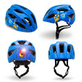 Load image into Gallery viewer, Crazy Safety Bicycle helmet Friends children's helmet with light
