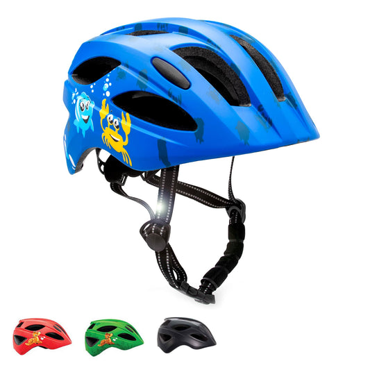 Crazy Safety Bicycle helmet Friends children's helmet with light