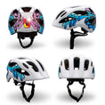 Load image into Gallery viewer, Crazy Safety Bicycle helmet Graffiti Splash children's helmet with light
