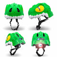 Load image into Gallery viewer, Crazy Safety Bicycle helmet Green / S (49-55cm) Crocodile bicycle helmet
