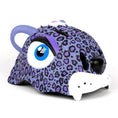 Load image into Gallery viewer, Crazy Safety Bicycle helmet Purple / S (49-55cm) Leopard bicycle helmet
