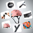 Load image into Gallery viewer, Crazy Safety Bicycle helmet RAMPAGE skater bicycle helmet - Belle
