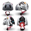 Load image into Gallery viewer, Crazy Safety Bicycle helmet White / S (49-55cm) Zebra bicycle helmet
