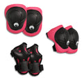 Load image into Gallery viewer, Crazy Safety Product bundle: Pink dino bike helmet, protective gear, lock, and cycling gloves for kids.
