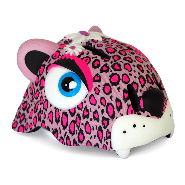 Leopard Bicycle Helmet - Pink