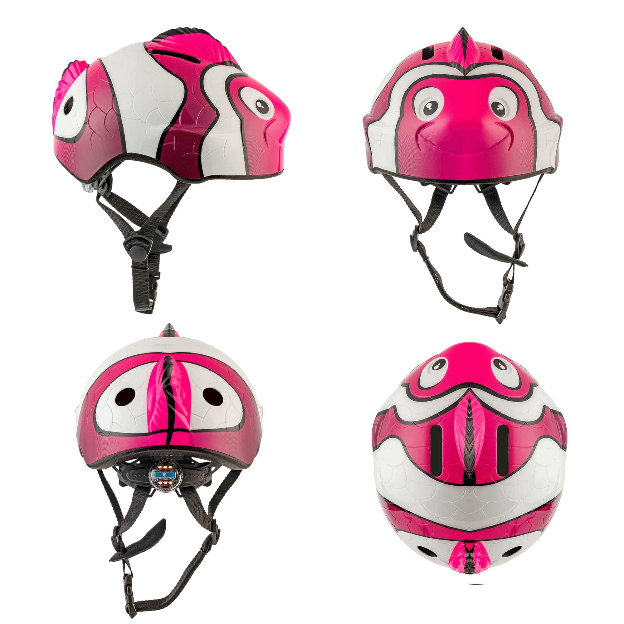 Pink Clown Fish Bicycle Helmet