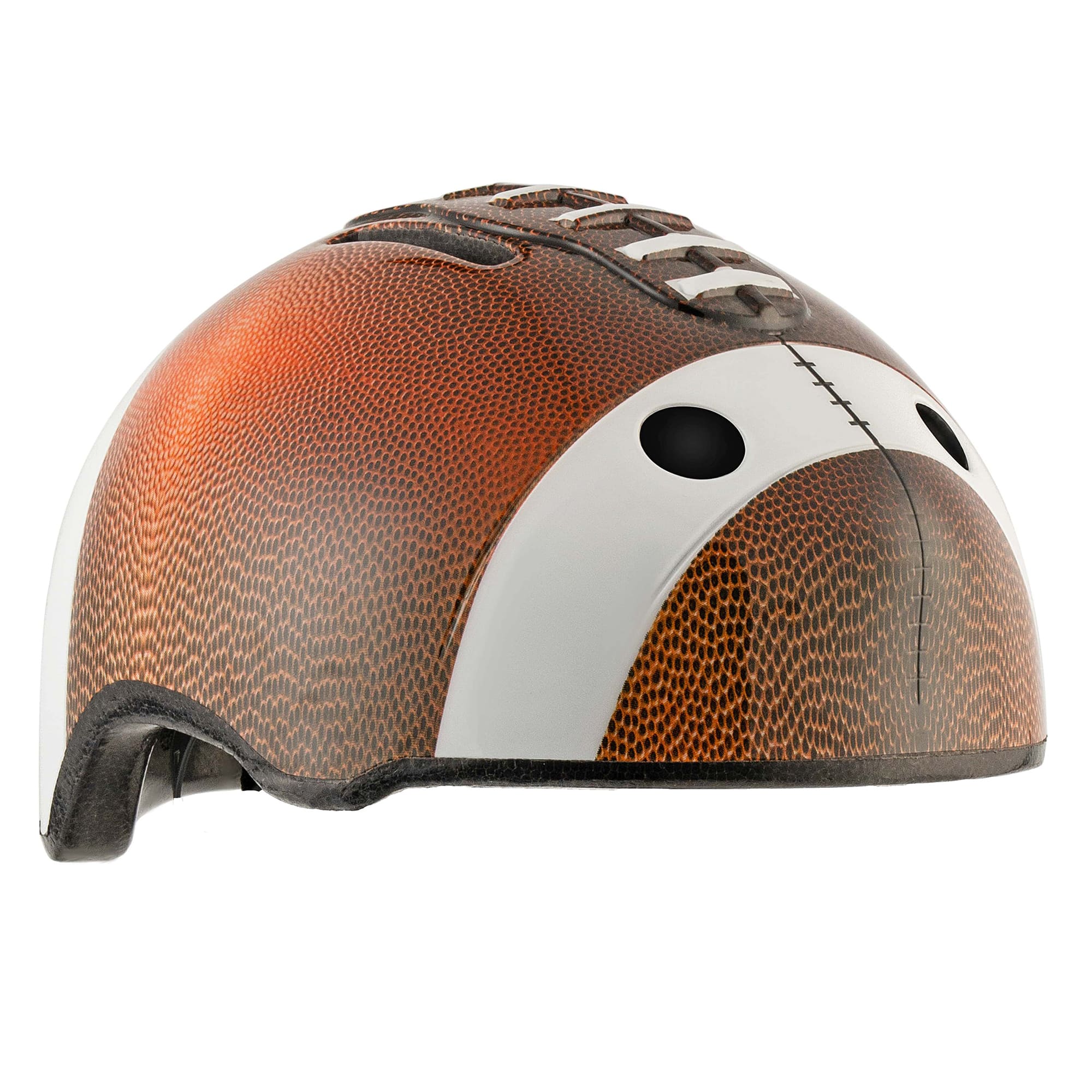 Brown American Football Bicycle Helmet