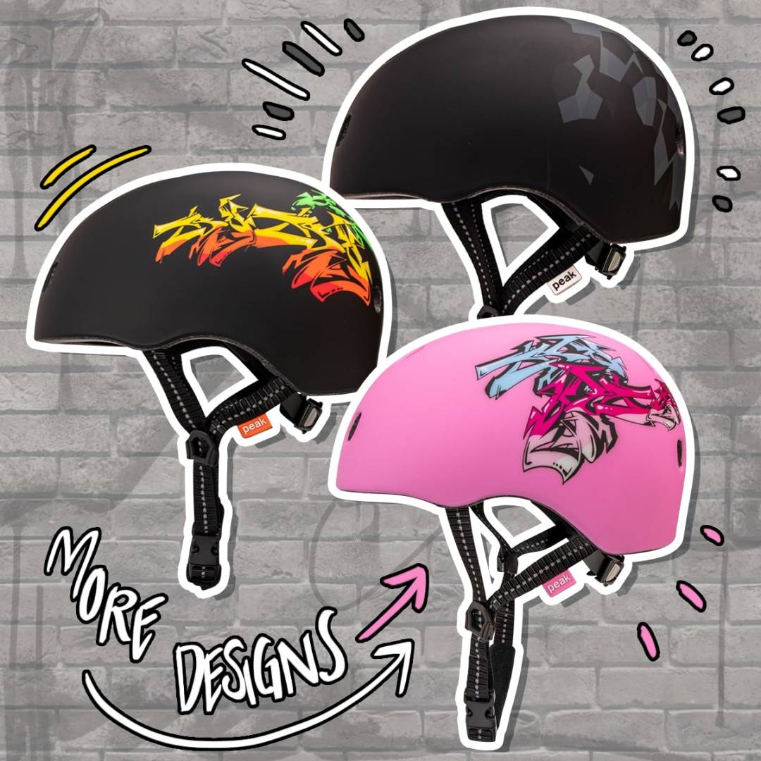 RAMP Skater Helmet - Black Squares