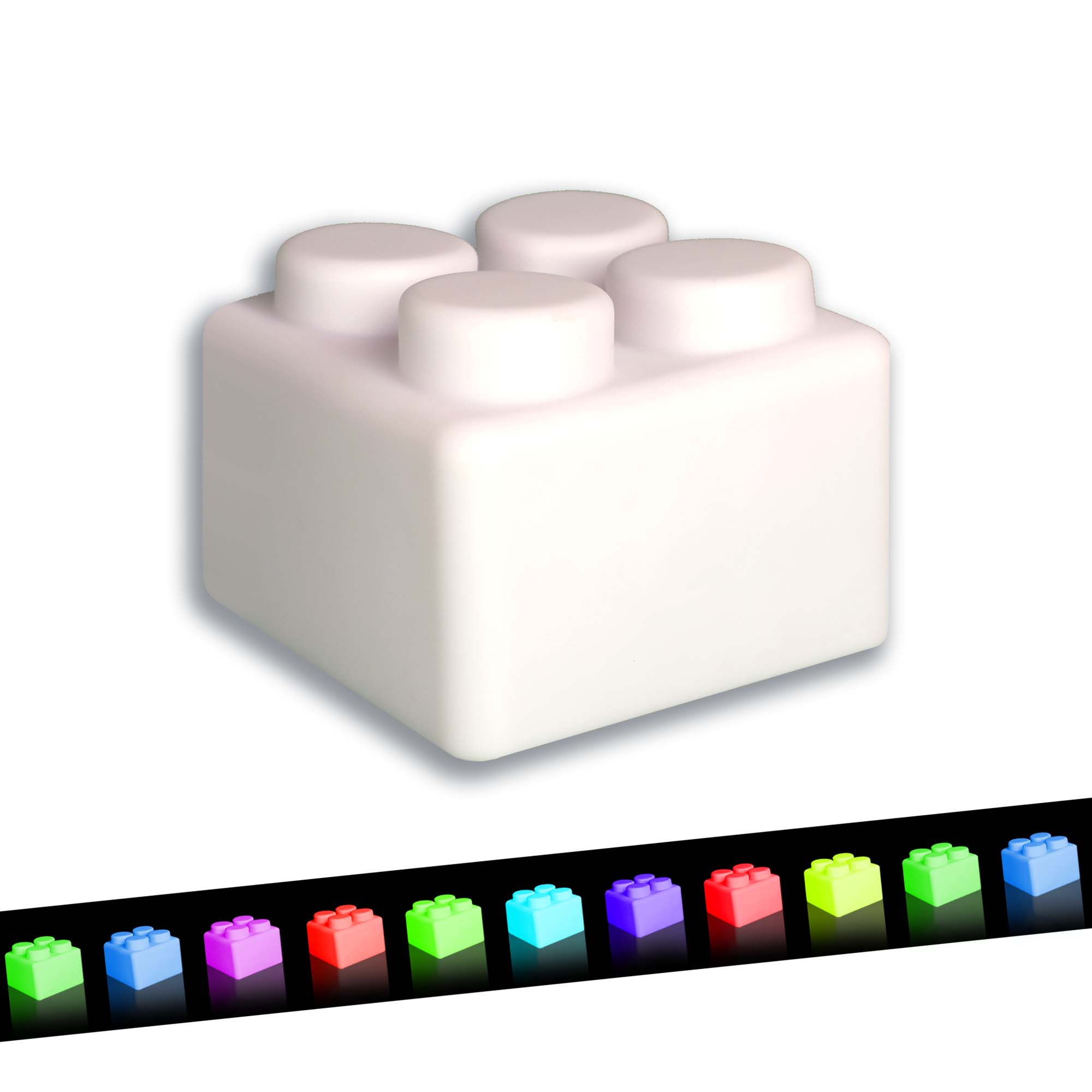 Brick LED Lamp - Multicolor